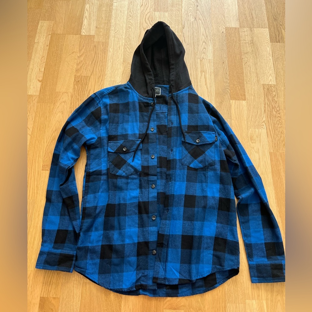 Valor Collective Checkered 100% Cotton Flannel - Size Small *New Condition*